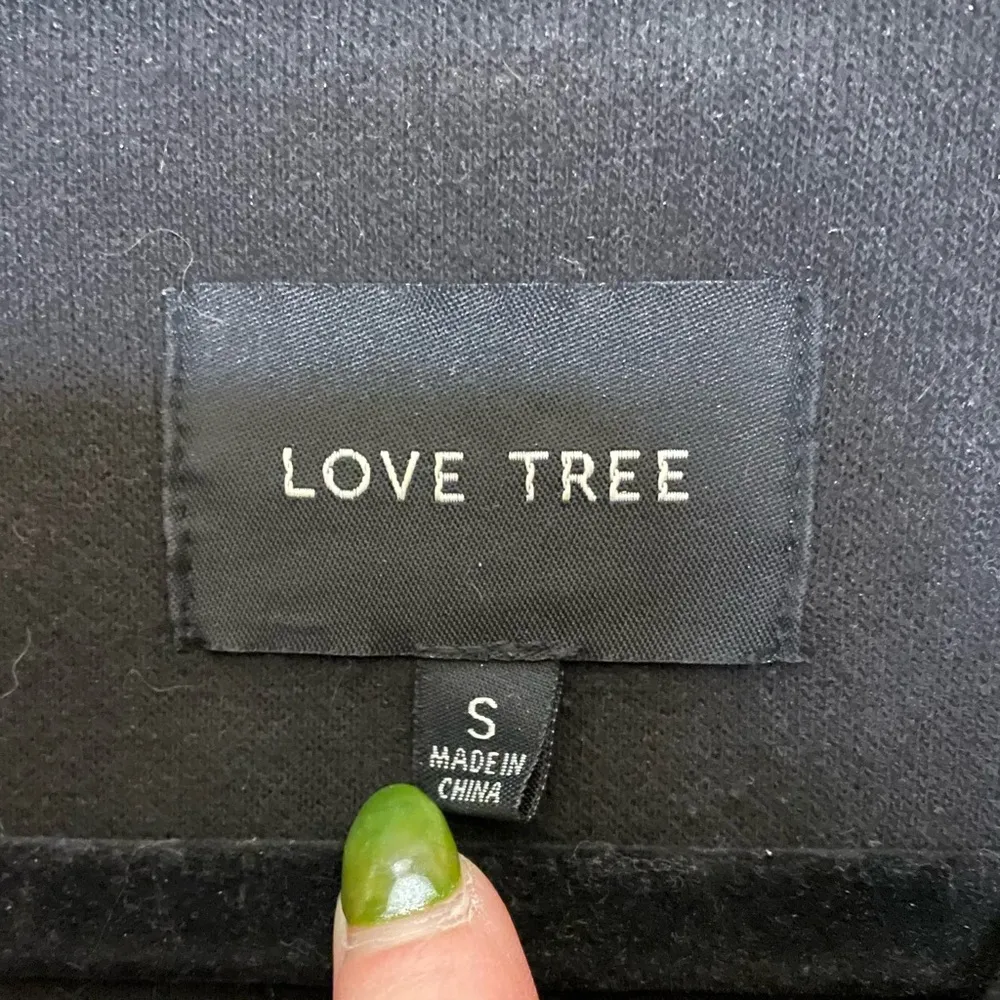 Love Tree Oversized Shacket, Black, Size S, EUC - Image 6