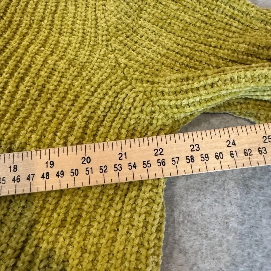 Urban Outfitters Sweater Womens Small Green Polyester Soft Chenile Halloween - Image 12