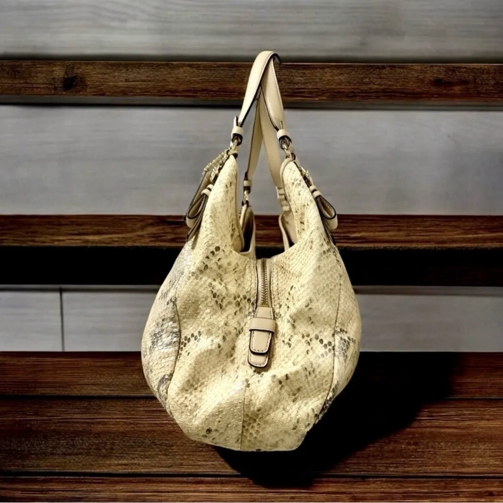 Coach Snake Print Satchel Shoulder New With Tags #16929 RARE - Image 10