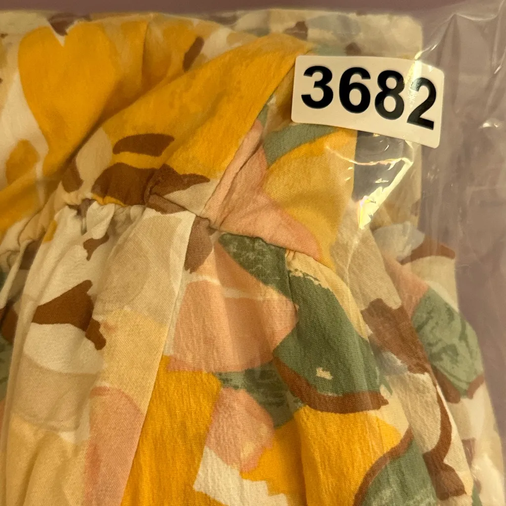 Abercrombie & Fitch Babydoll Mini Dress Tropical Floral Print - Image 7