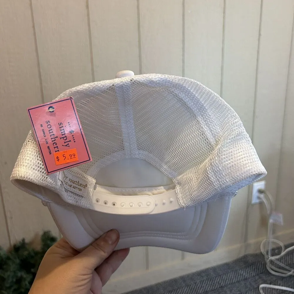 Simply Southern  Bride Hat White - Image 2