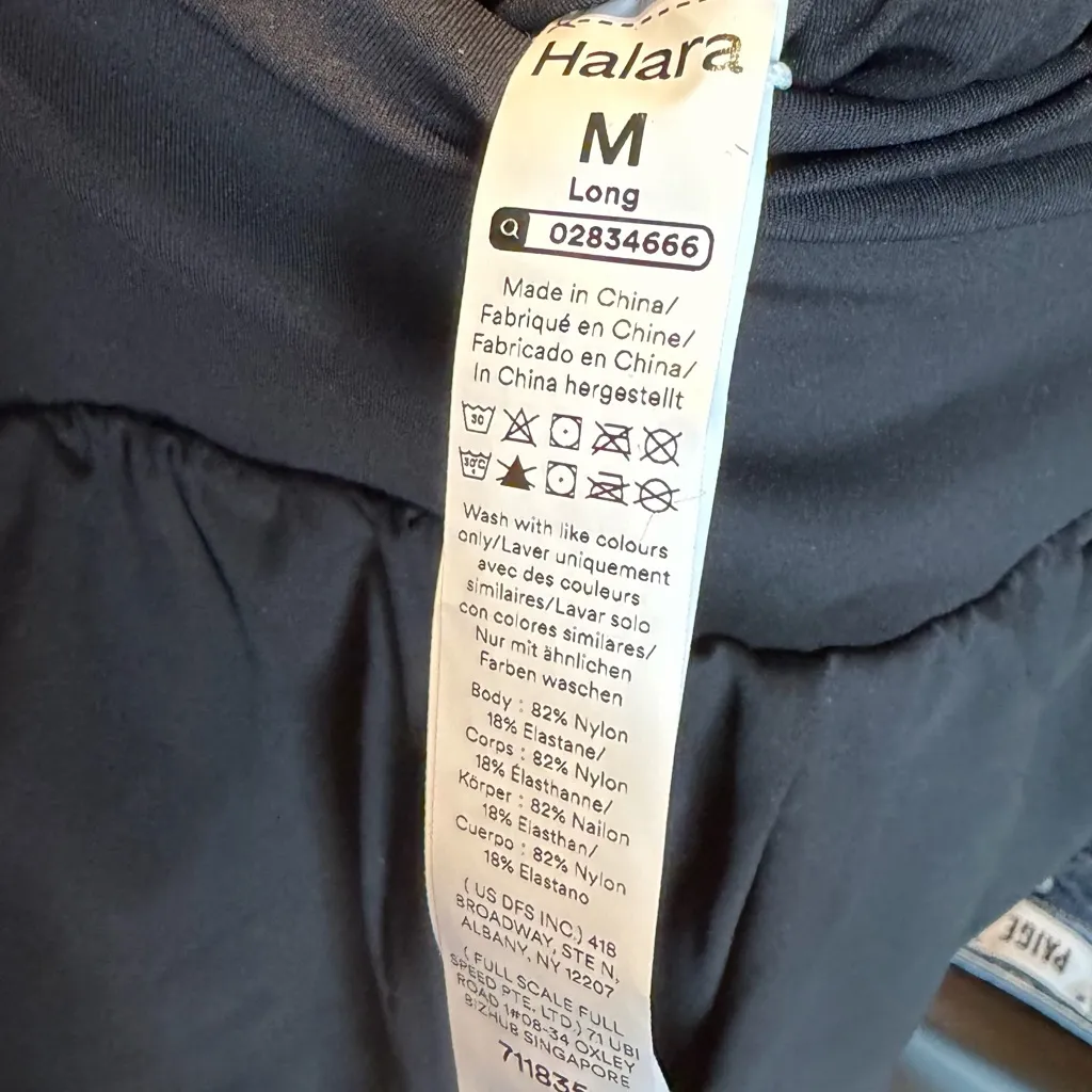 Halara black shorts medium long nwt - Image 4