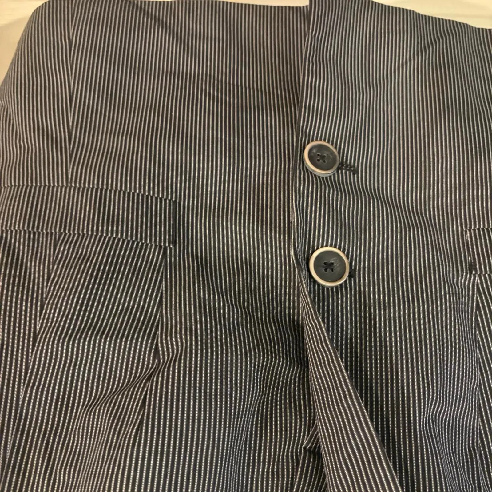 Apostrophe  Black white striped blazer - Image 3