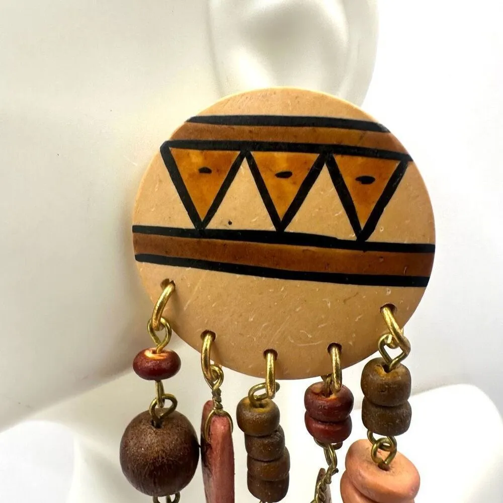 South western beaded dangling earrings - Image 9