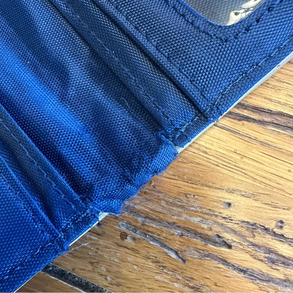 Spartina 449 Small Navy Linen Wallet EUC - Image 11