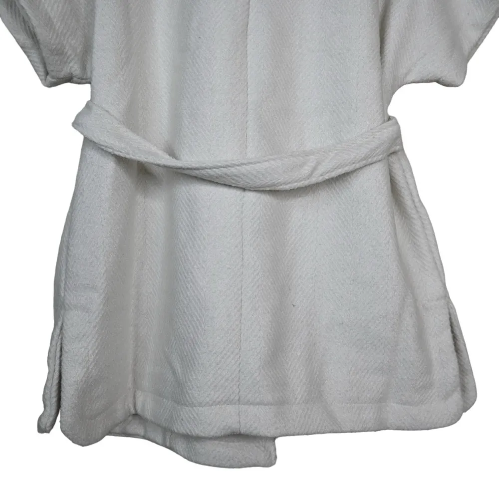 Sanctuary Cocoon Teddy Coat in Creme Womens XL NEW - Image 7