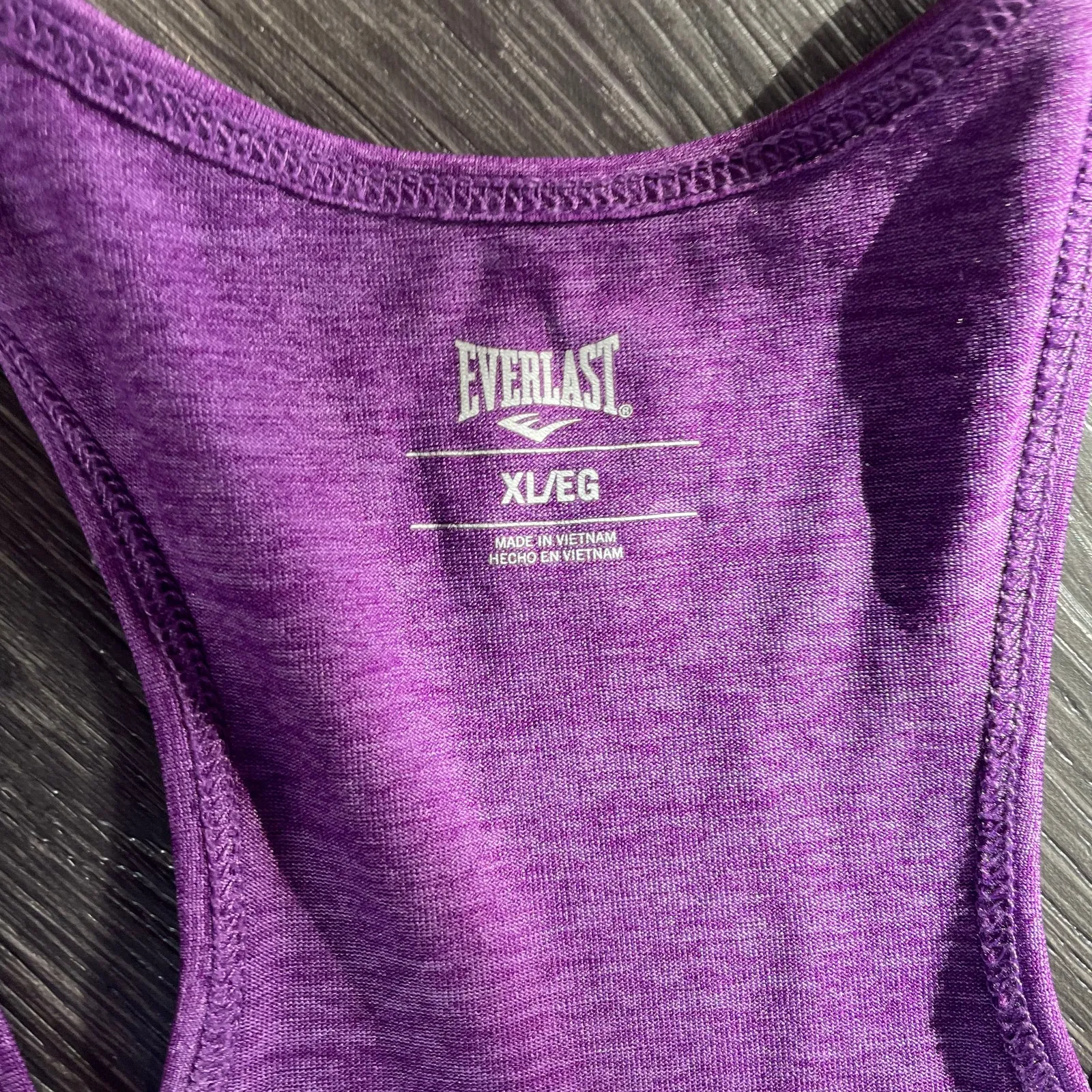 Everlast Tank Top Womens XL Purple Activewear Humor Funny - Image 2