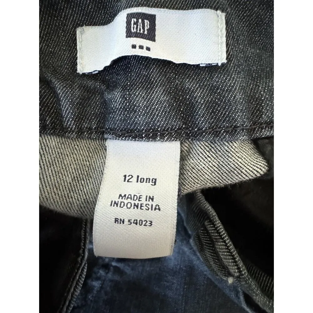 GAP 12 Long Women’s Boot Cut Denim Jeans RN 54023 Stretch Cotton 2008 Gray(ish) - Image 3