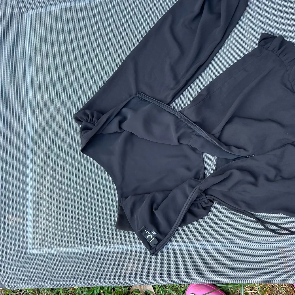 Dream Plans‎ Black One-Shoulder Cutout Romper size xs - Image 10