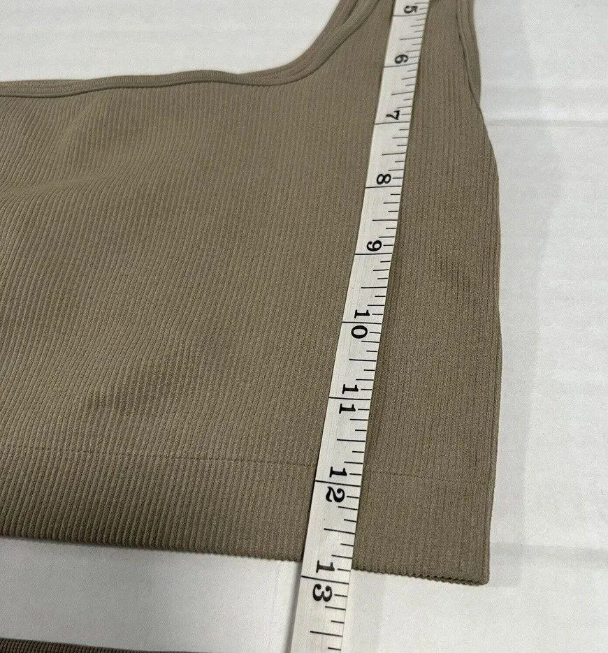 Set Active 2pc Set Sz XL Sculptfex Seamless Leggings & Ribbed Box Cut Bra Top - Image 11