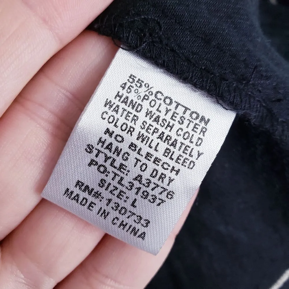 Umgee Black Scalloped Off The Shoulder Embroidered Floral Bellsleeve Top - Image 5