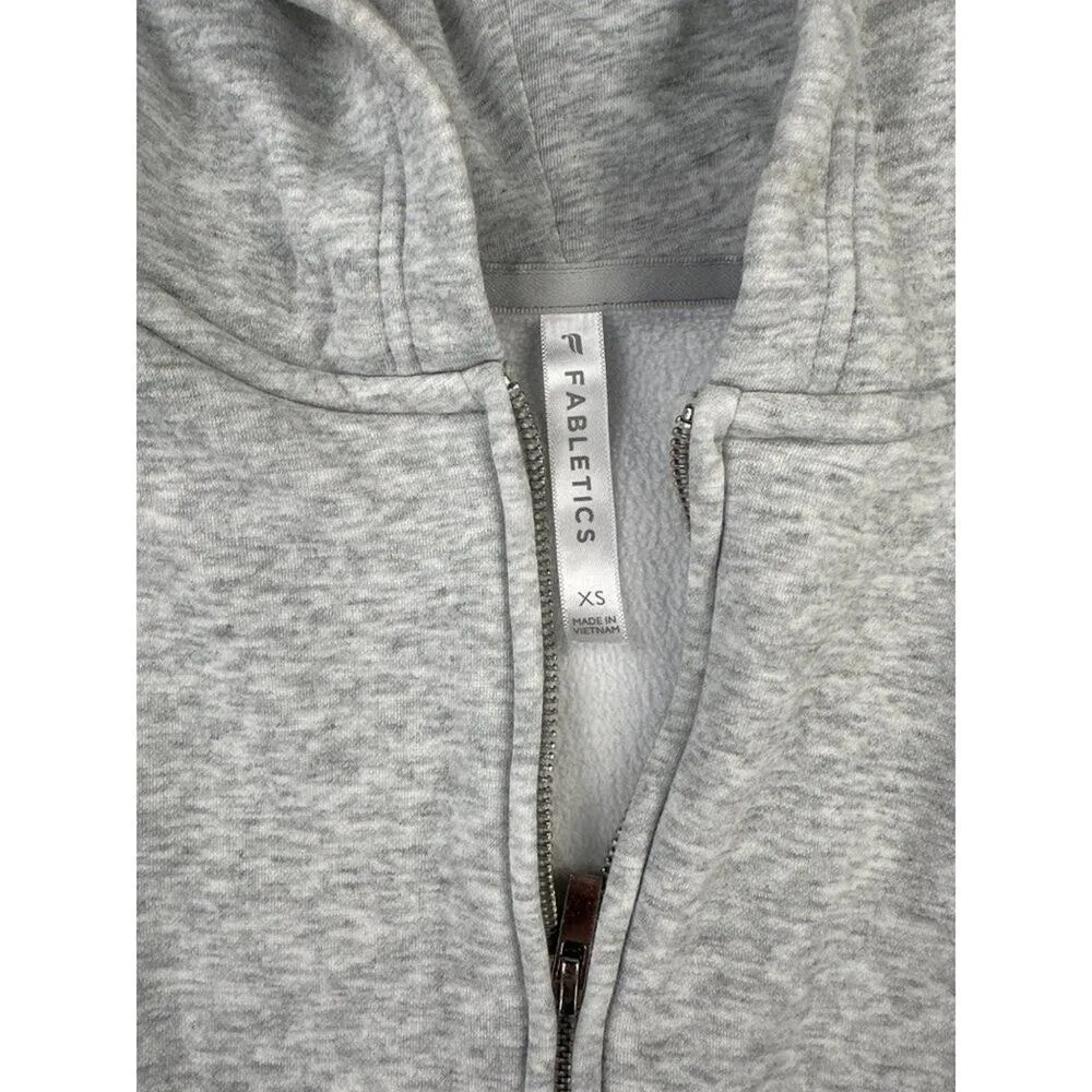Fabletics - Zip Up Hoodie in Grey - Image 2
