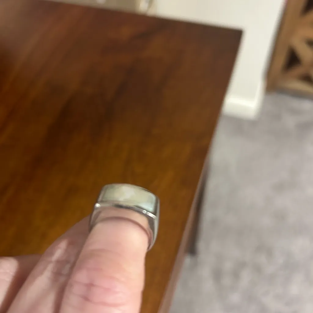 Lia Sophia Mother of Pearl Ring - Image 2