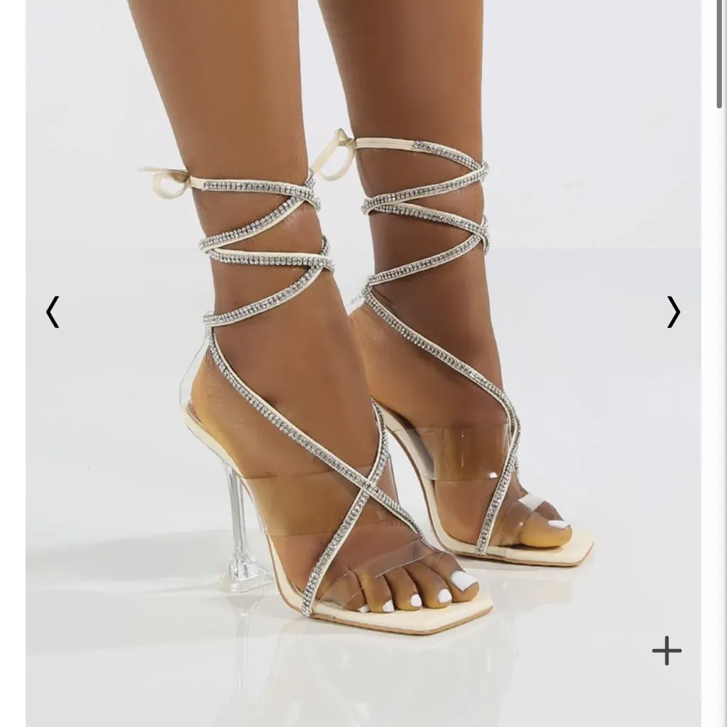 MOVING SALE NIB Public Desire Kim rhinestone heel - Image 3