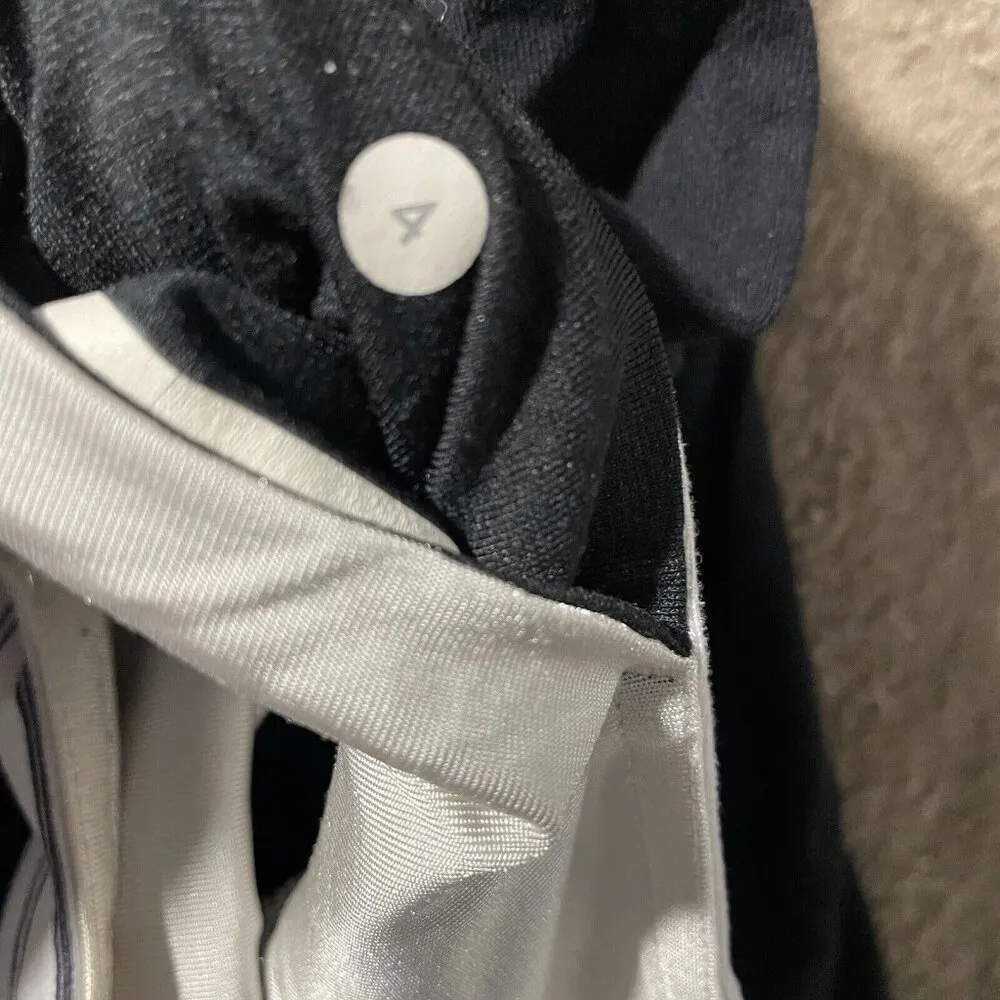 Lululemon Pants Womens Sz 4 XS Dance Studio Crop Capri Black Relaxed Wide Leg - Image 2