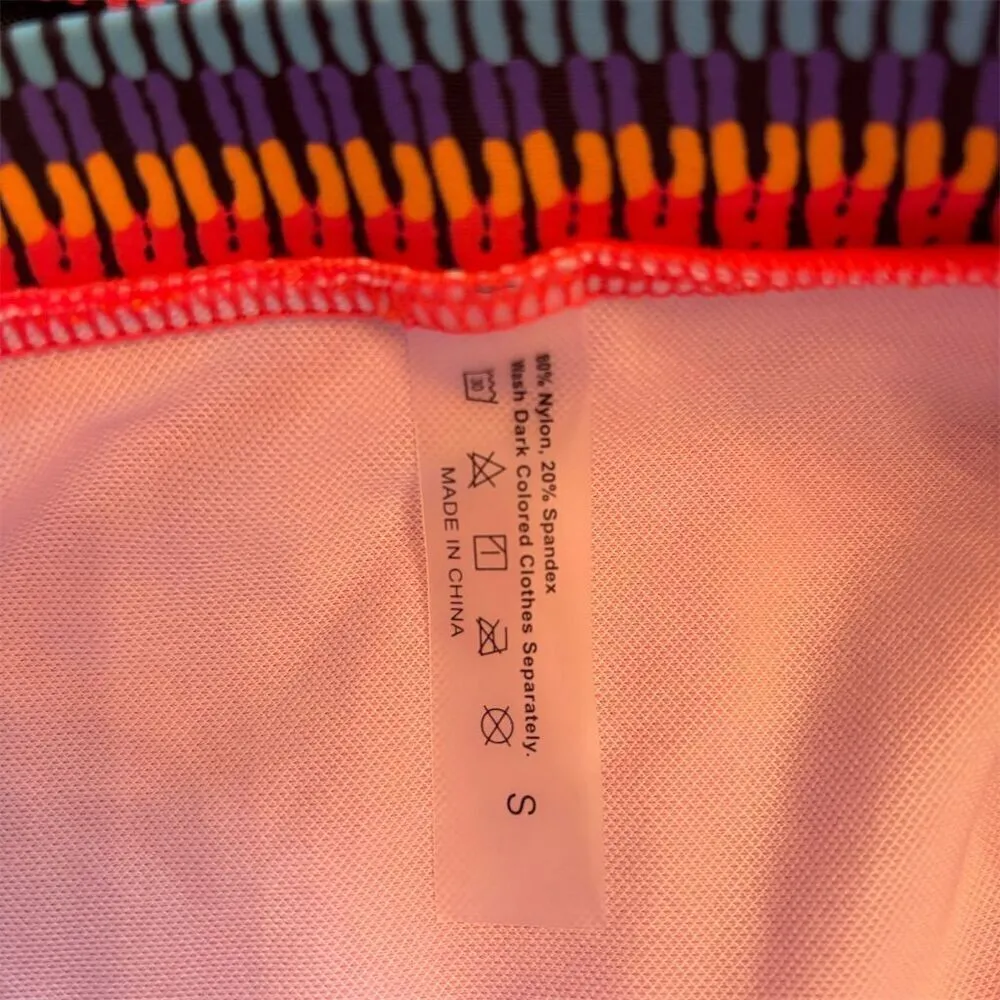 SHEIN Women's Small Neon Pink One-Shoulder Bikini Set 2 Piece - Image 6