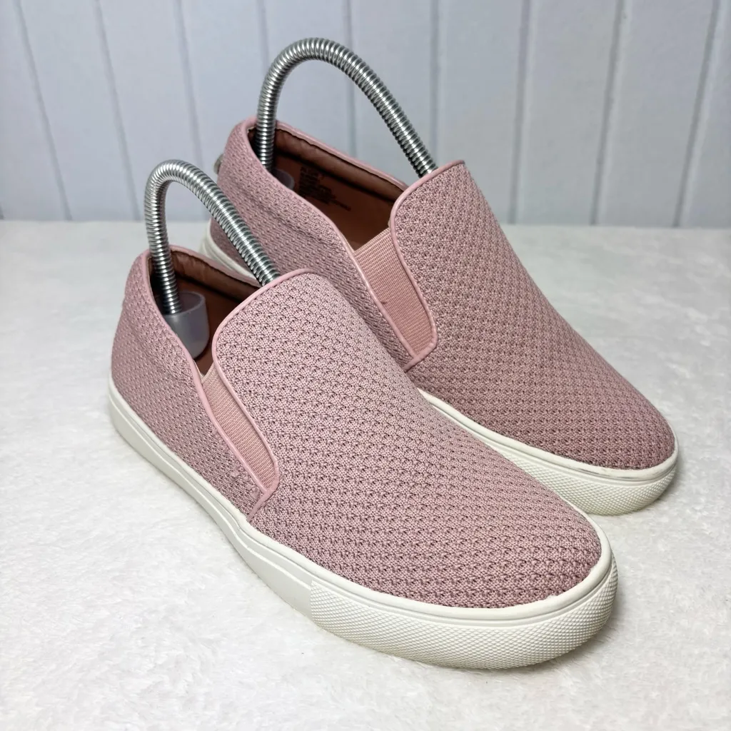 Steve Madden Blush Pink Knit Slip-On Shoes Align Loafers Size 7 - Image 12