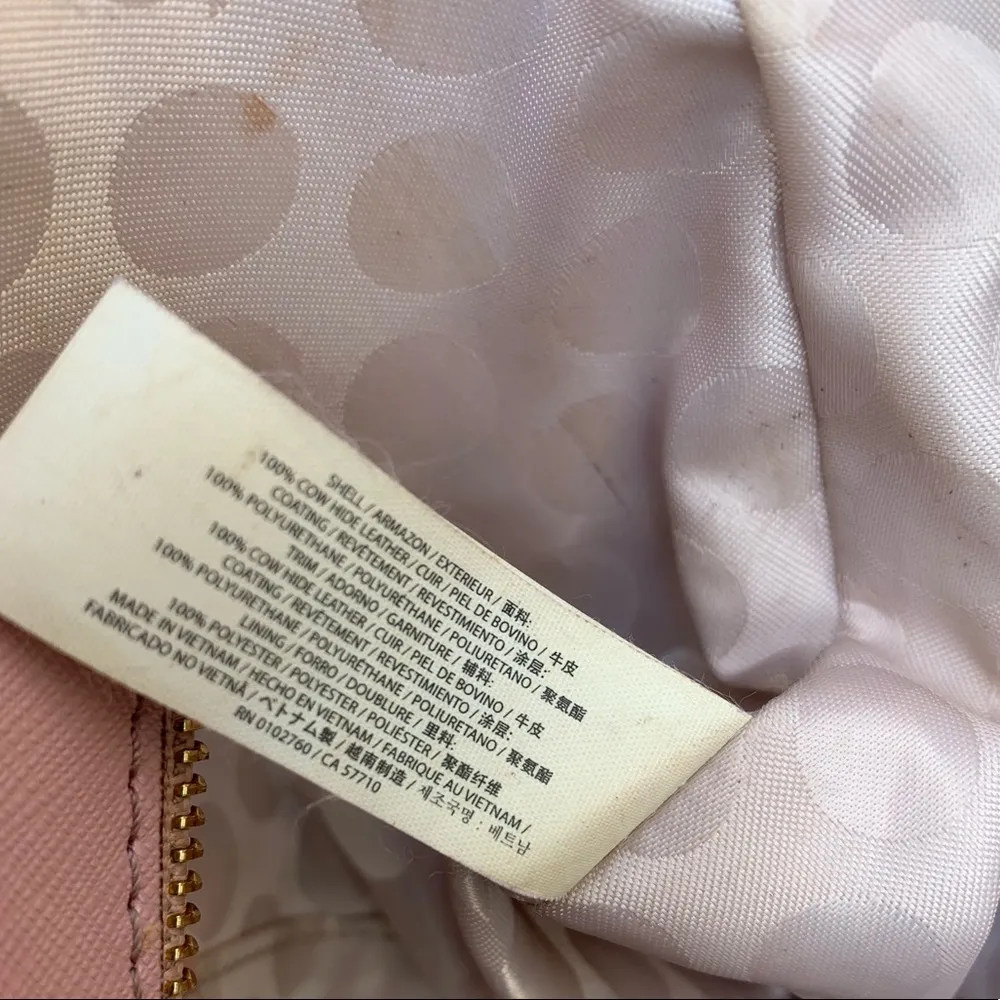 Kate Spade 🌸 Large Pink Saffianio Leather Tote EUC - Image 12