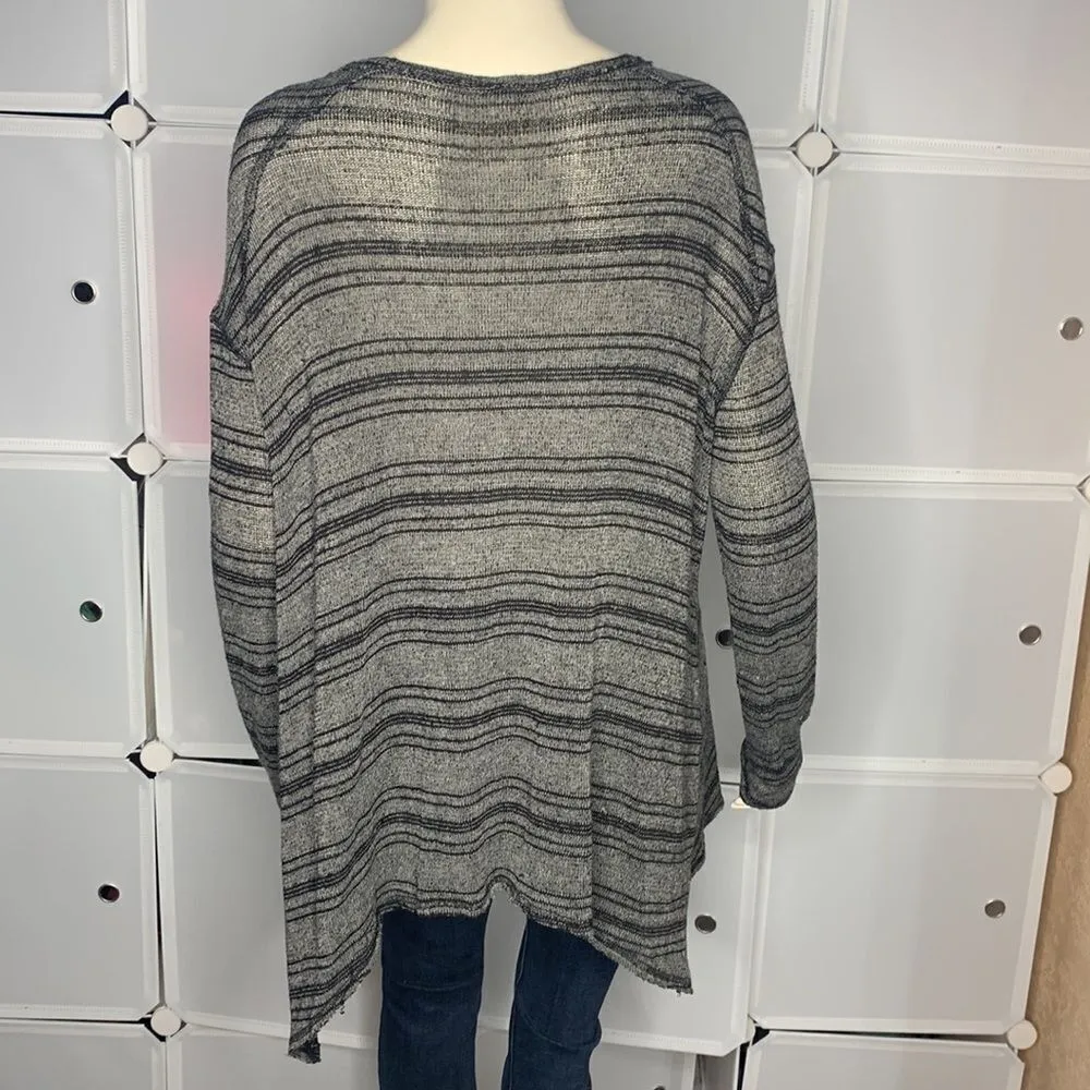 Free People We The Free Striped Henley Boho Top Size Small - Image 4