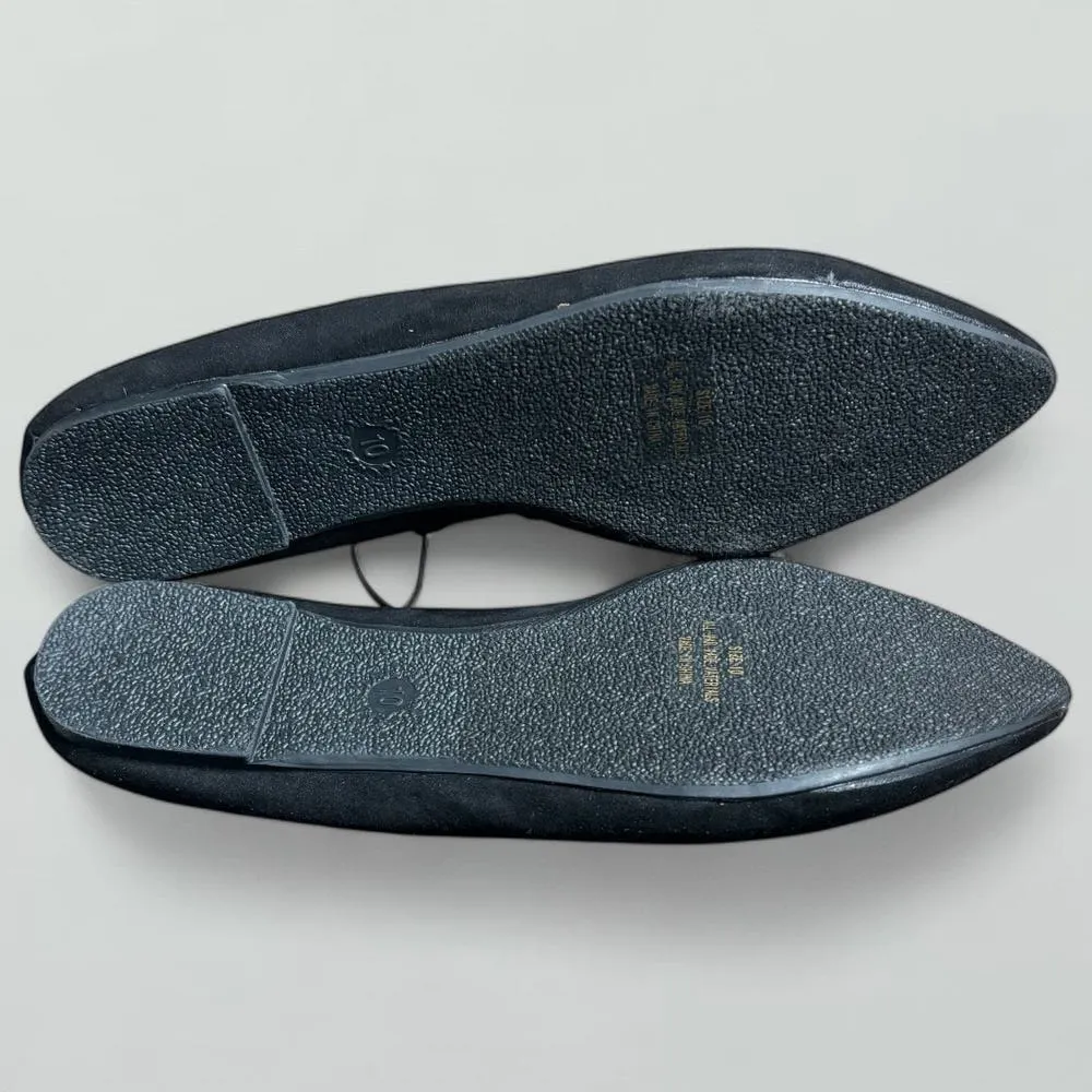 Bella Marie Angie Pointy Toe Slip On Classic Ballet Flats in Black - Image 7