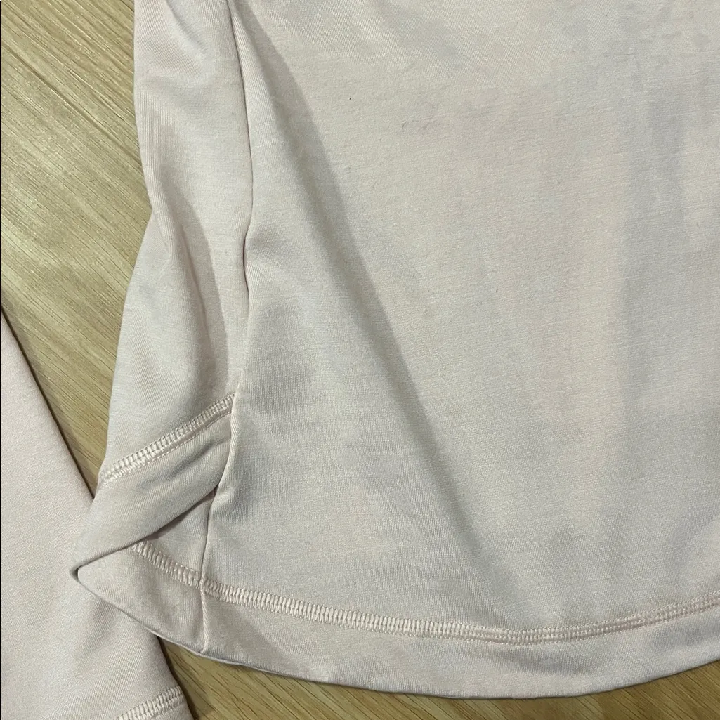 Calia Cloud Mock Neck Long Sleeve Blush Athletic Top XS Pink - Image 9
