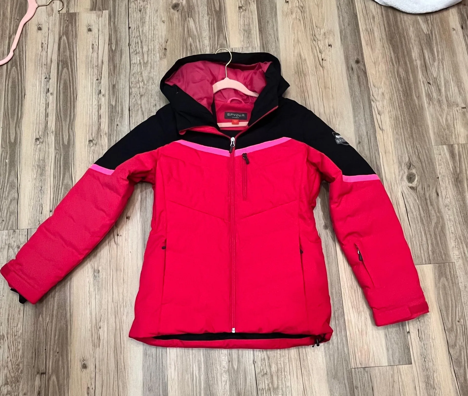 New SPYDER BRISK SYNTHETIC DOWN pink JACKET sz small.  - Image 5