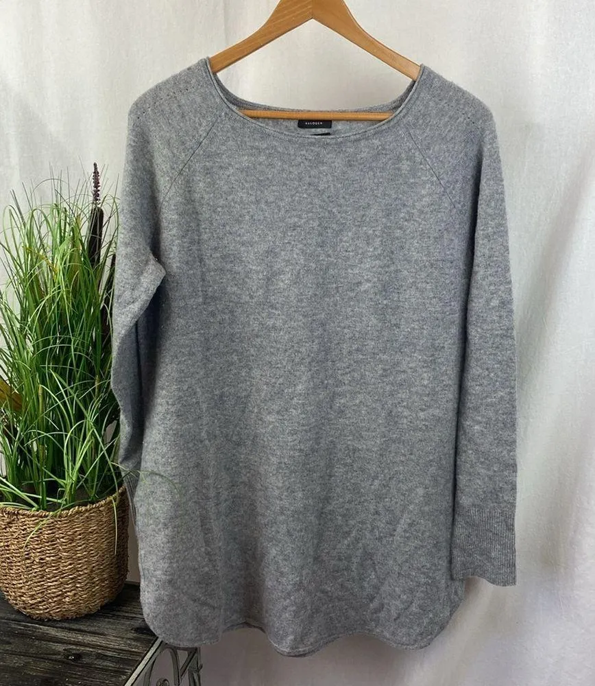 Halogen Cashmere & Wool Blend Long Sleeve Crew Neck Sweater 1X - Image 2