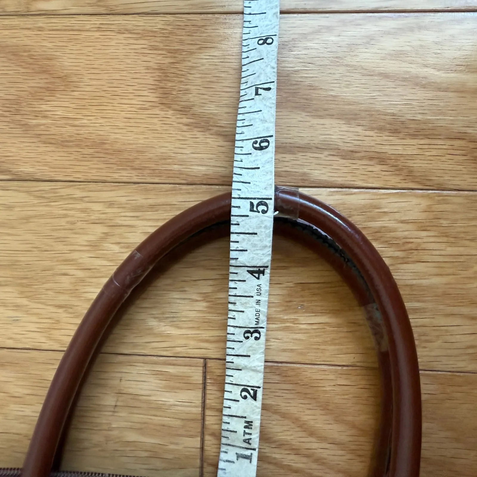 Valentino di Paolo VINTAGE Brown‎ Genuine Leather Dome Satchel Handbag Purse Brown - Image 12