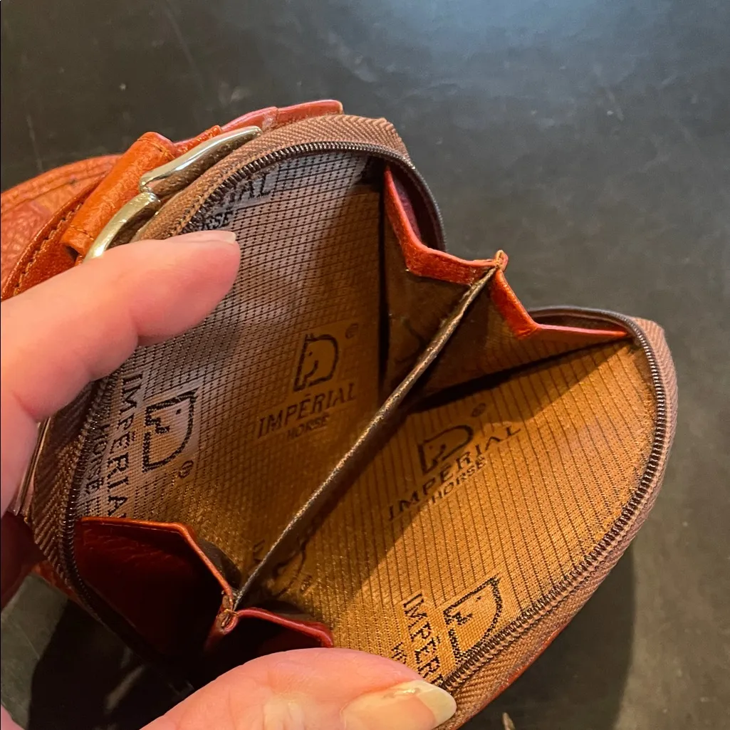 Horse Imperial Red Leather Wallet - Image 5