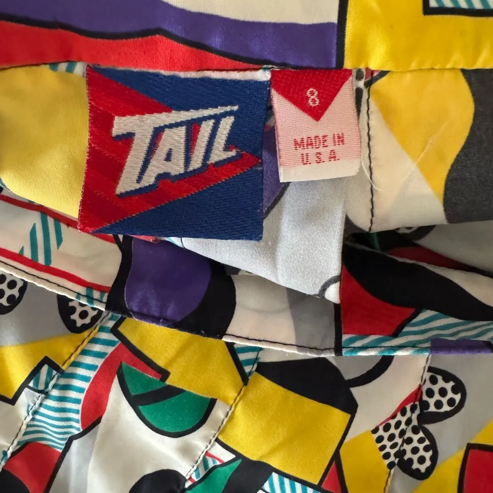 Vintage 1980’s | Tail Art Pop Skirt Pleated Schoolgirl Mini Skirt Tennis | XS Red - Image 3