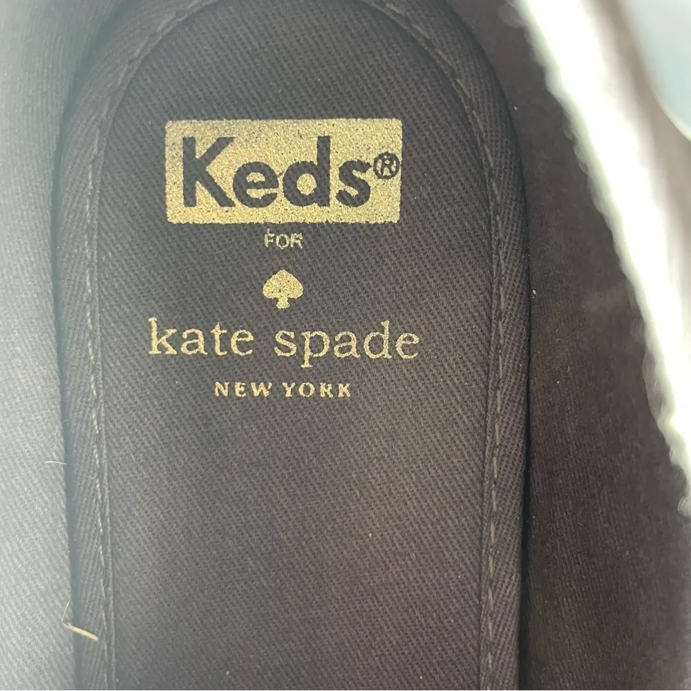 KATE SPADE Keds NEW YORK CHAMPION GLITTER IN PEWTER SZ: 10.5 - Image 8