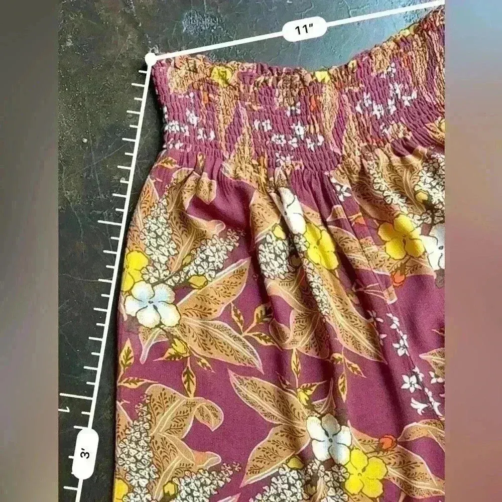 Rachel Zoe Cropped Floral Wide Leg Pants (Y16) - Image 7