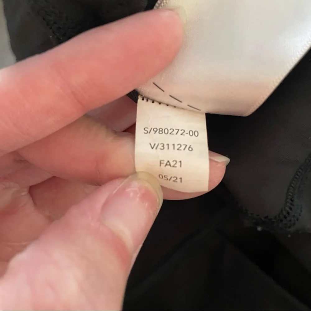 Black Ultimate Run 7/8 Tight Mesh Ankle Zip Leggings - Image 9