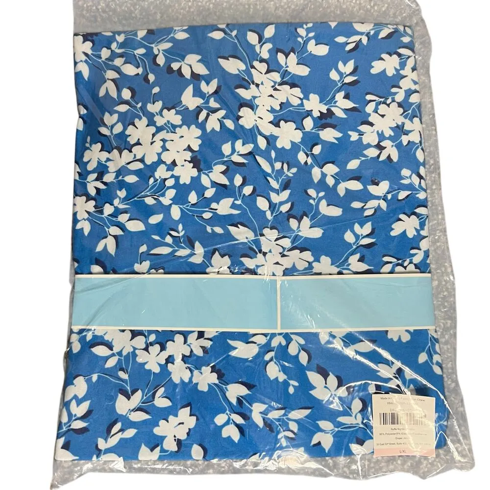 Draper James Ruffle Nightie Women L-XL Bluebell Sleep Dress Sleepwear Lounge NEW - Image 8