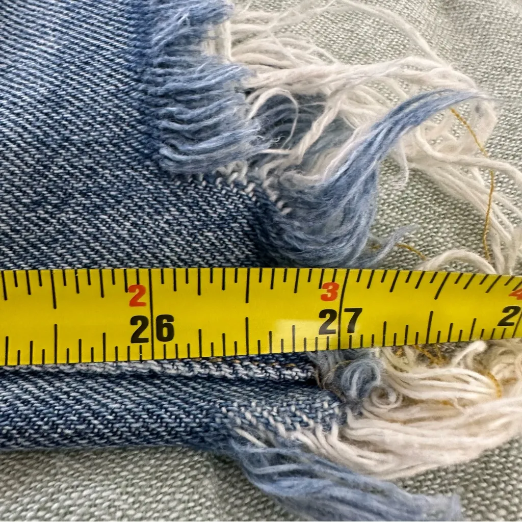 Free People We The Free Maggie Straight Jean Light Wash Size 27 - Image 9