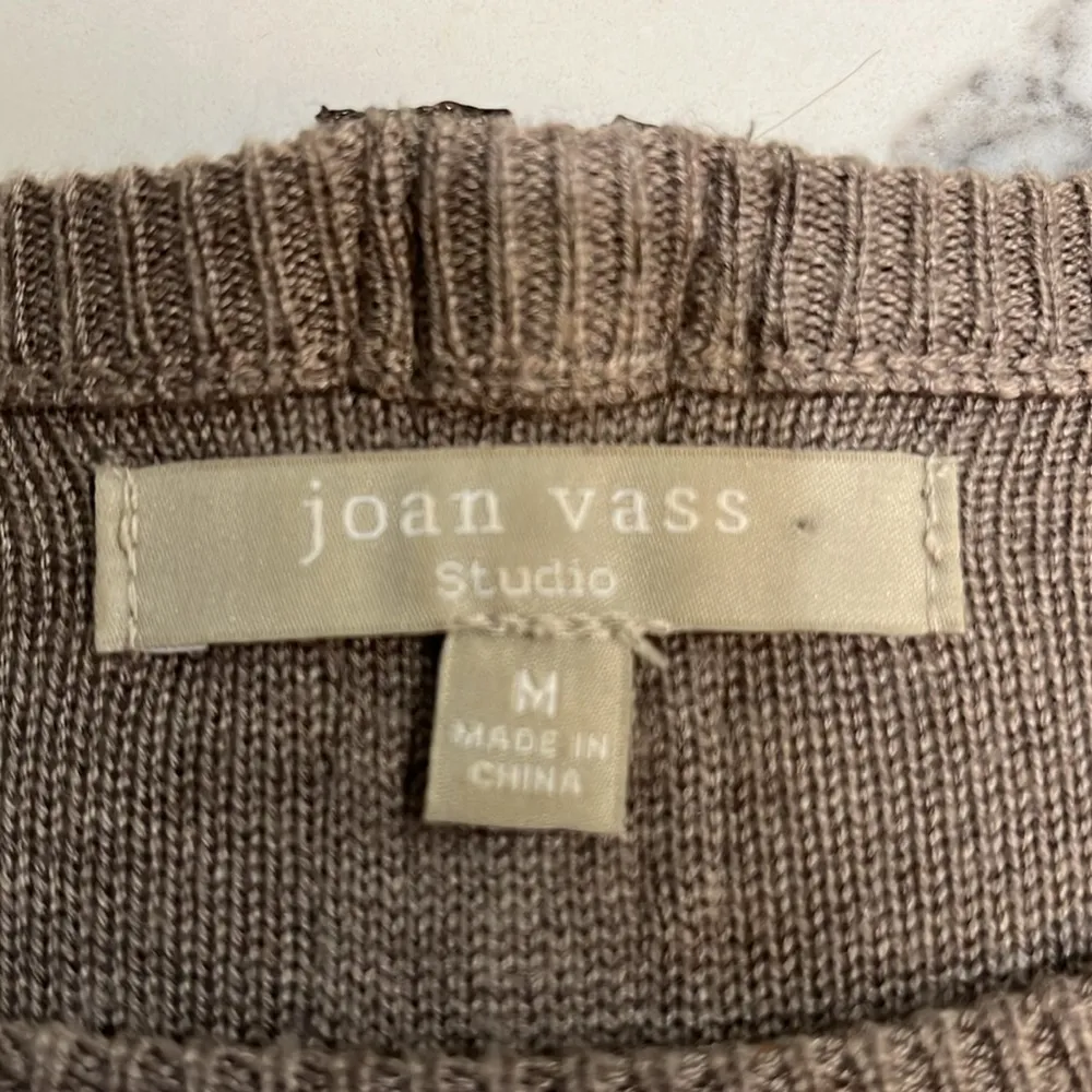 Joan Vass long sleeve sweater. - Image 7