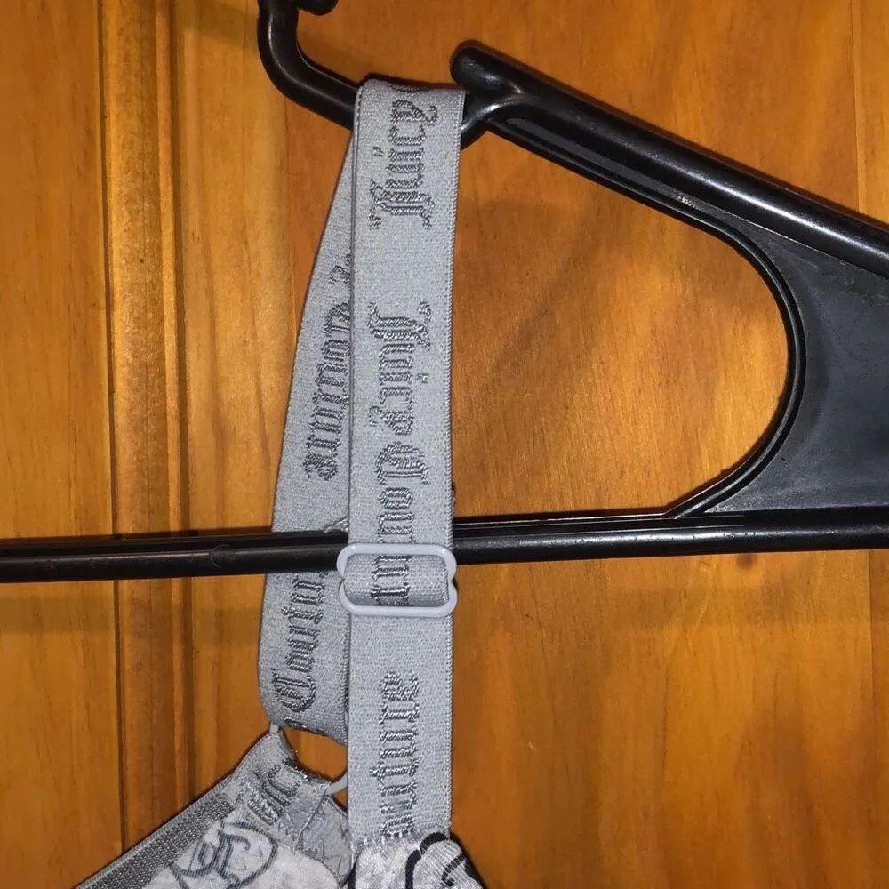 Juicy couture grey logo spell out bra size 42D - Image 3