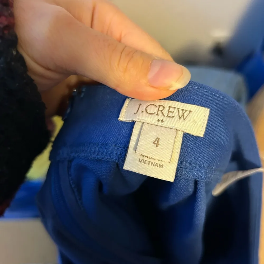 J.Crew Cobalt Blue Stretch Mini Skirt - Image 4