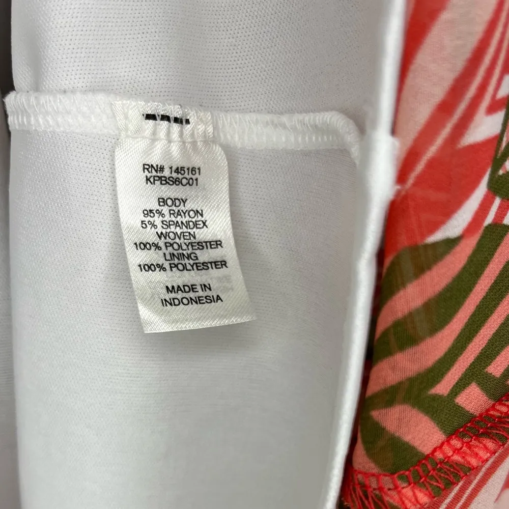 Charming Charlie Coral Top Sleeveless Summer Sundress Women’s Size L - Image 3