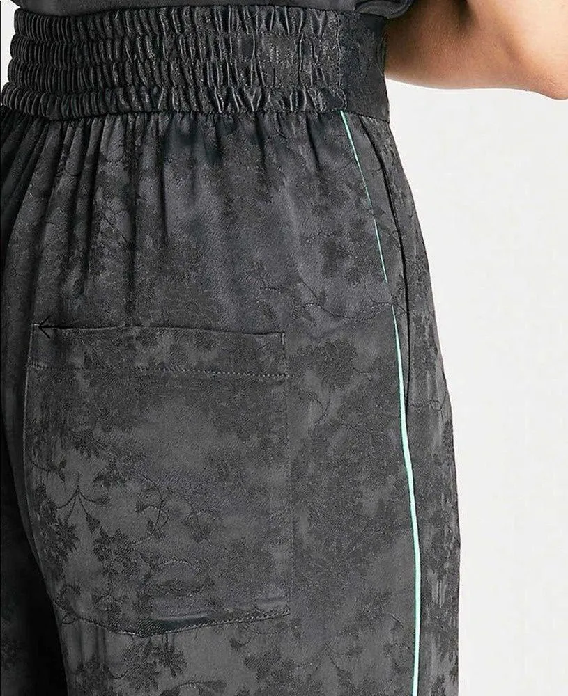 Maje Pasito Black Pants floral pants size 2 NWT - Image 7