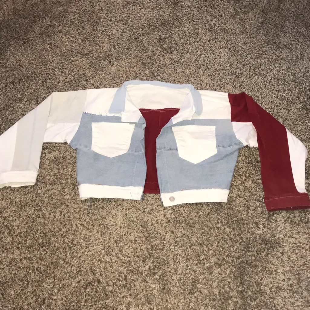 Levi's REWORK patchwork jean jacket - Image 3