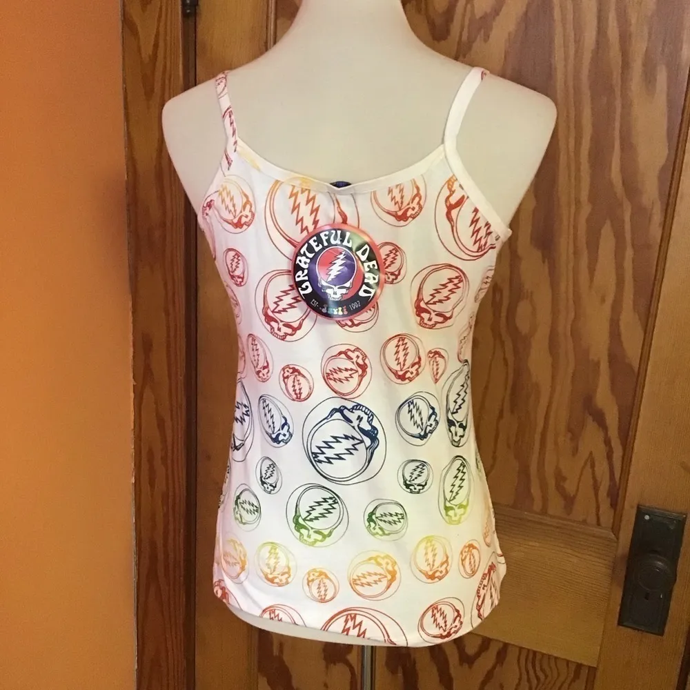 Rainbow steal your face tank top NWT - Image 7