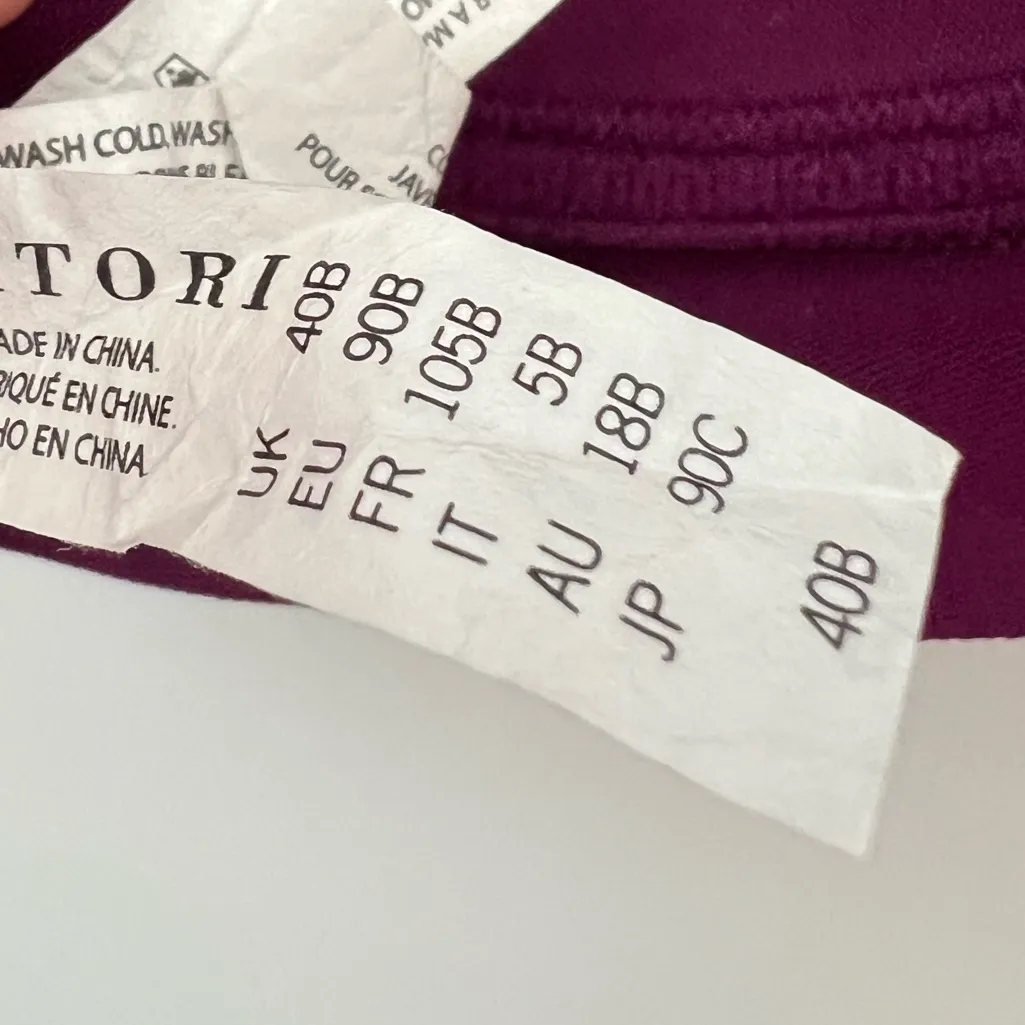 Natori  Oliveish grey and Purple Bra - Image 7