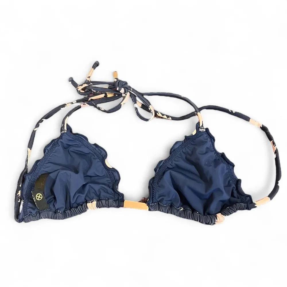 Vix Paula Hermanny Bikini 24k Gold Plated Details Brazilian Bikini Top - Large - Image 3