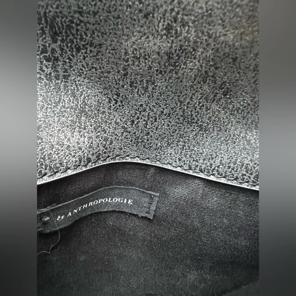 Anthropologie tasseled snap clutch magnetic - Image 3