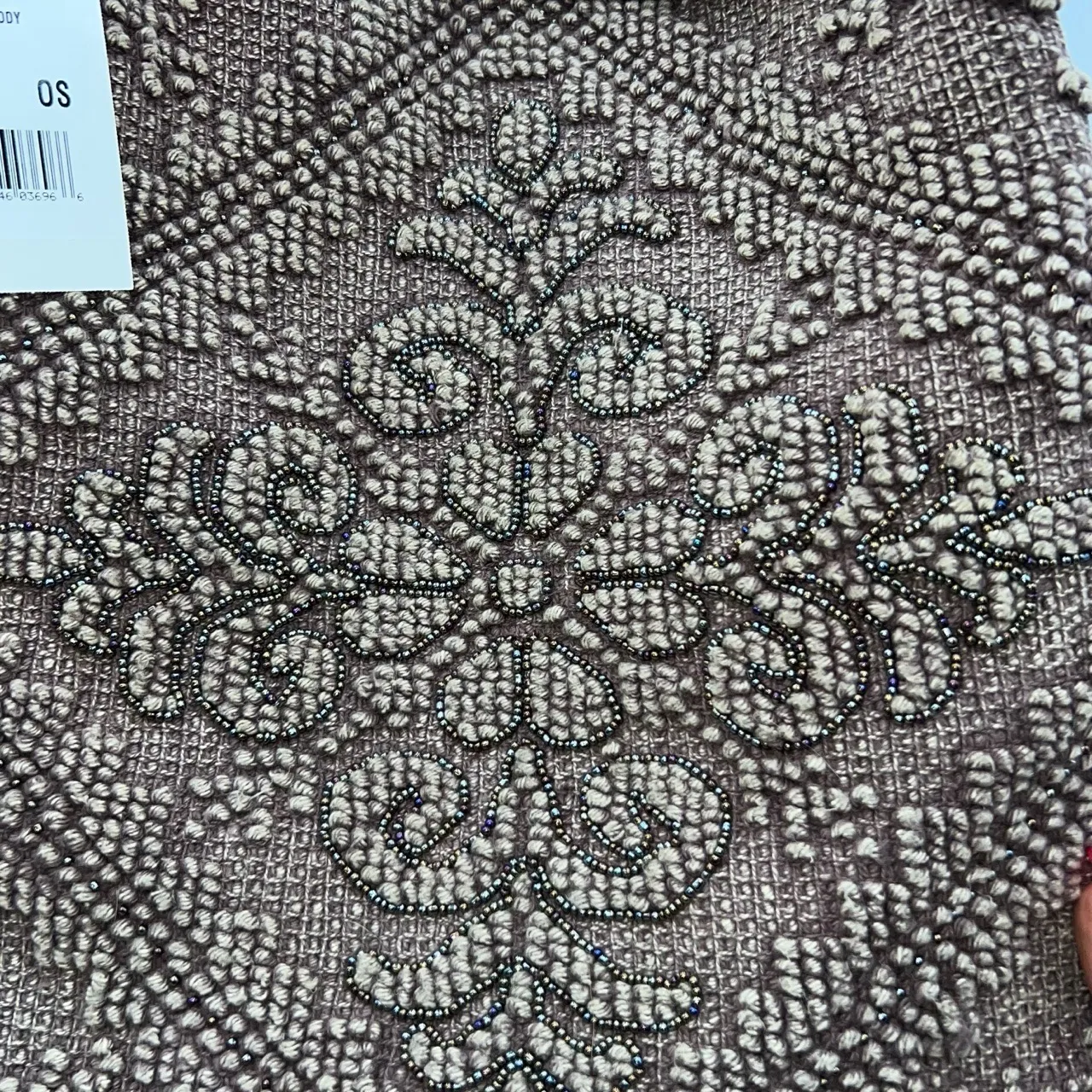 A&P Denim Boho Beaded and Fringe Adjustable Crossbody Bag - Image 6