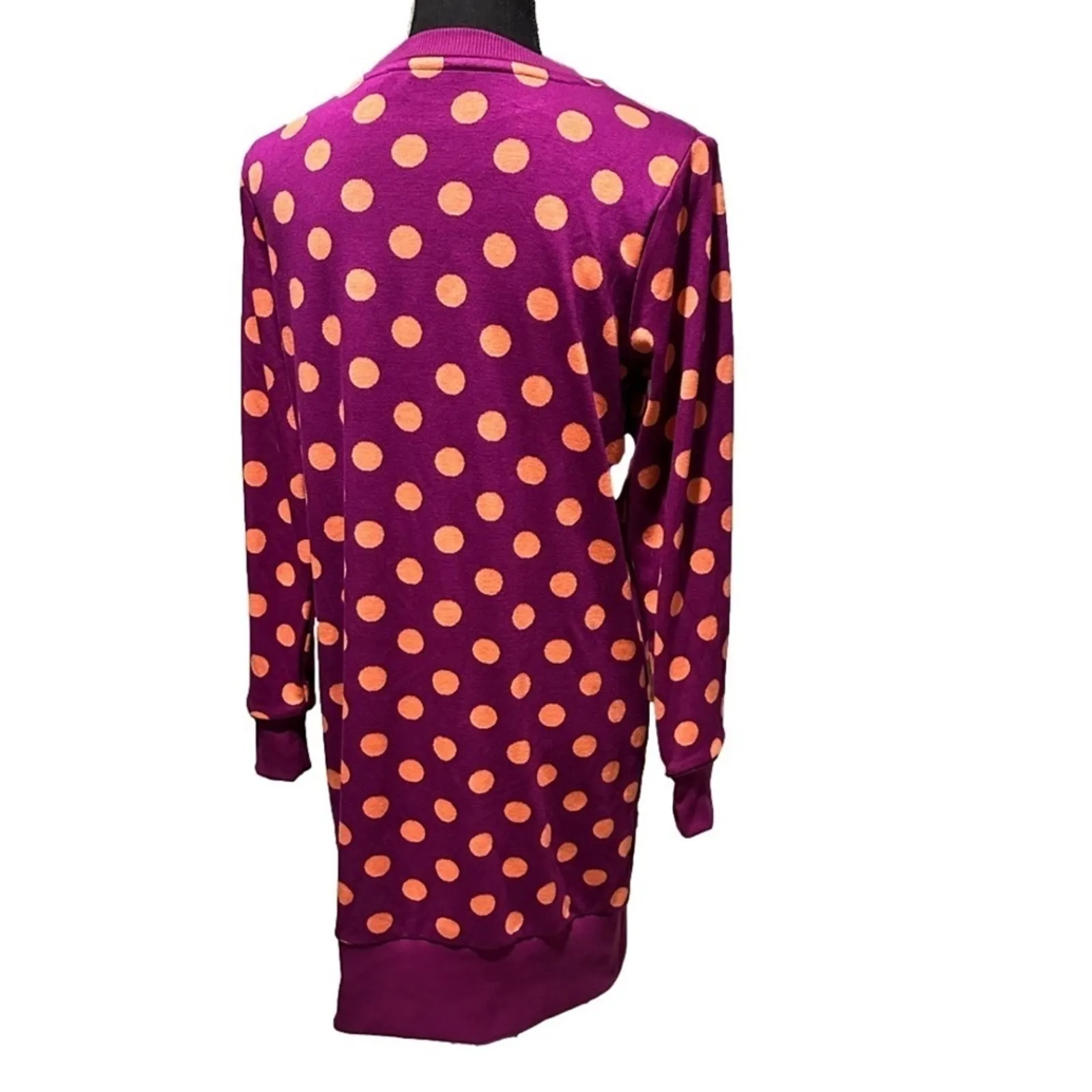 Victor Glemaud x Target Polka Dot Sweater Dress – Purple & Pink, Women’s Size XS - Image 4