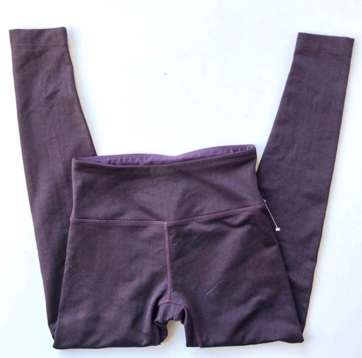 Plum & Black Leggings - Image 2