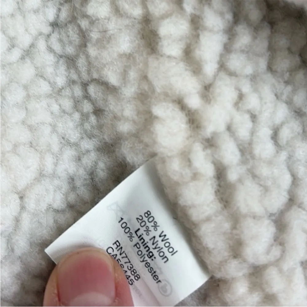 EUC Madewell Buffalo Plaid Sherpa Lined Zip Front Vest Size XS - Image 10