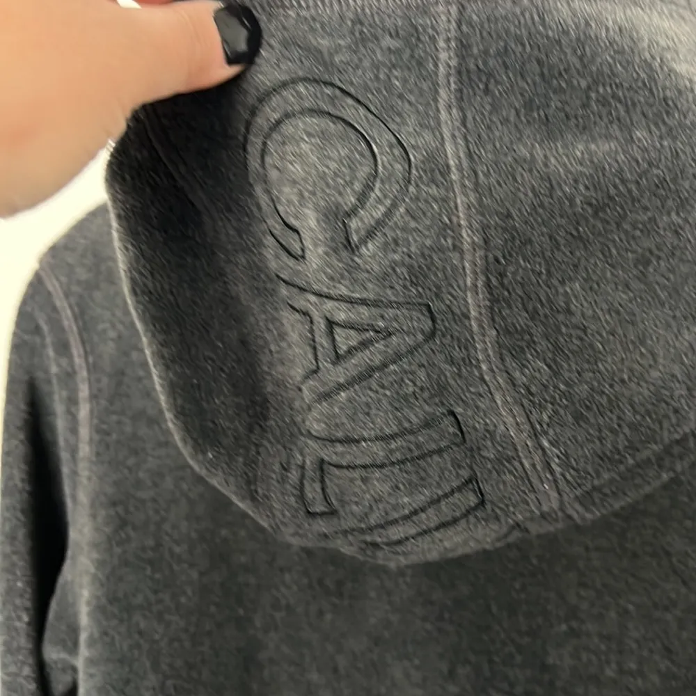 EUC Calvin Klein Performance Grey Fleece Zippered Hoodie sz S - Image 6